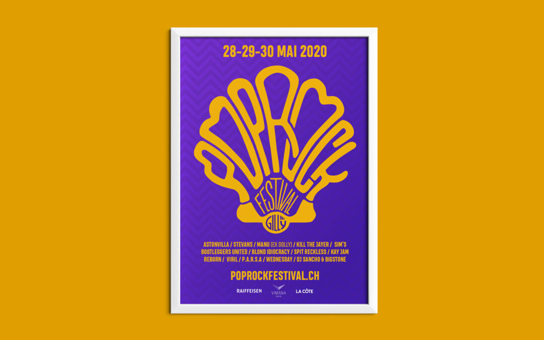 Affiche Poprock Festival 2022