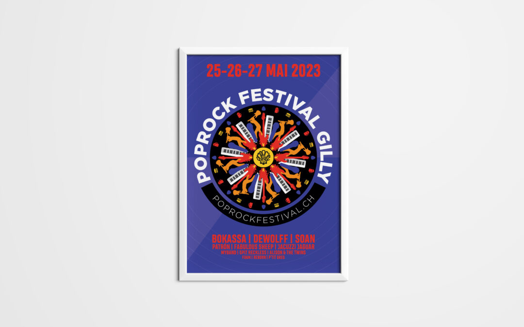 Affiche Poprock Festival 2023