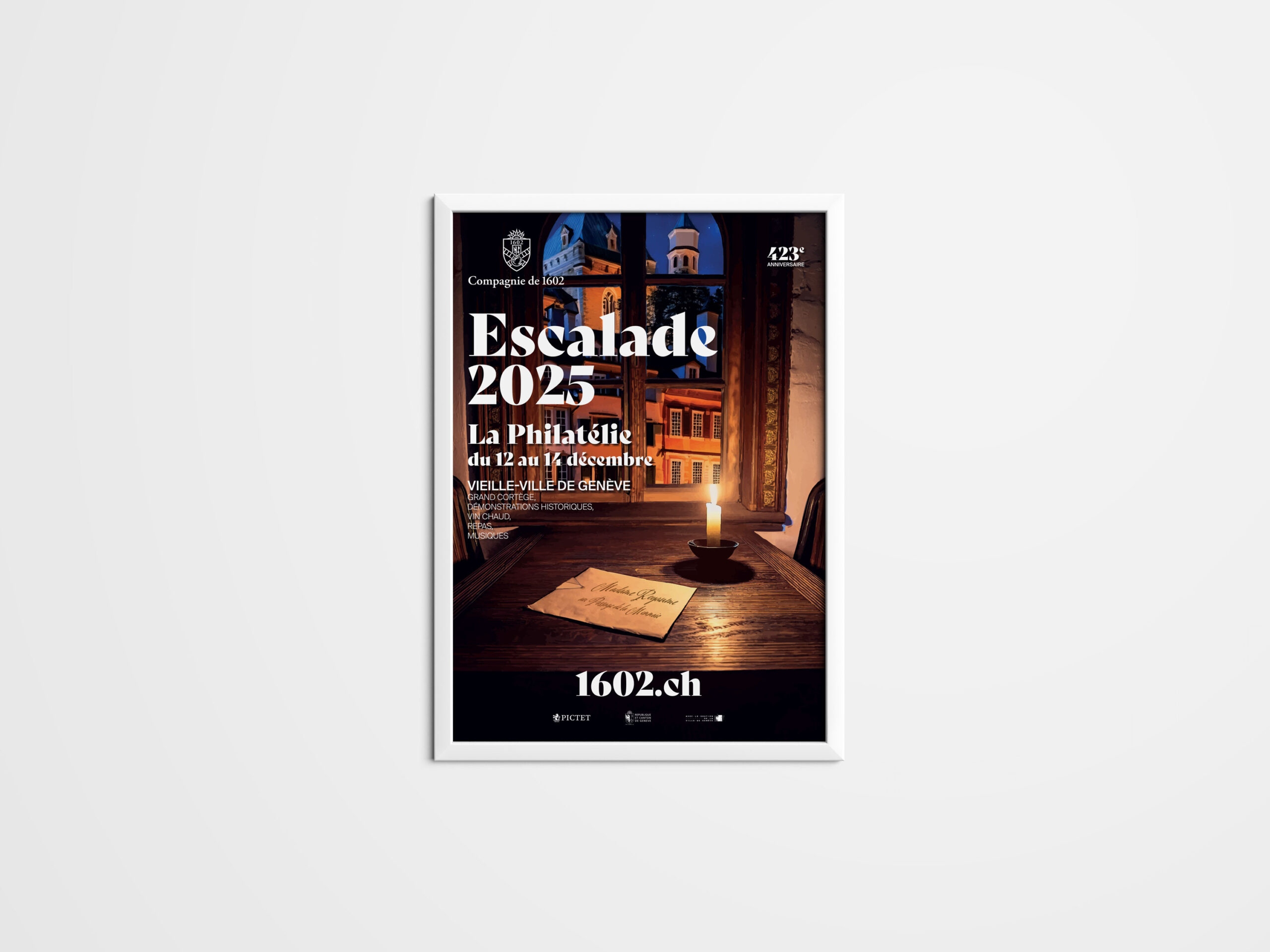 Affiche Escalade 2025 – Compagnie de 1602