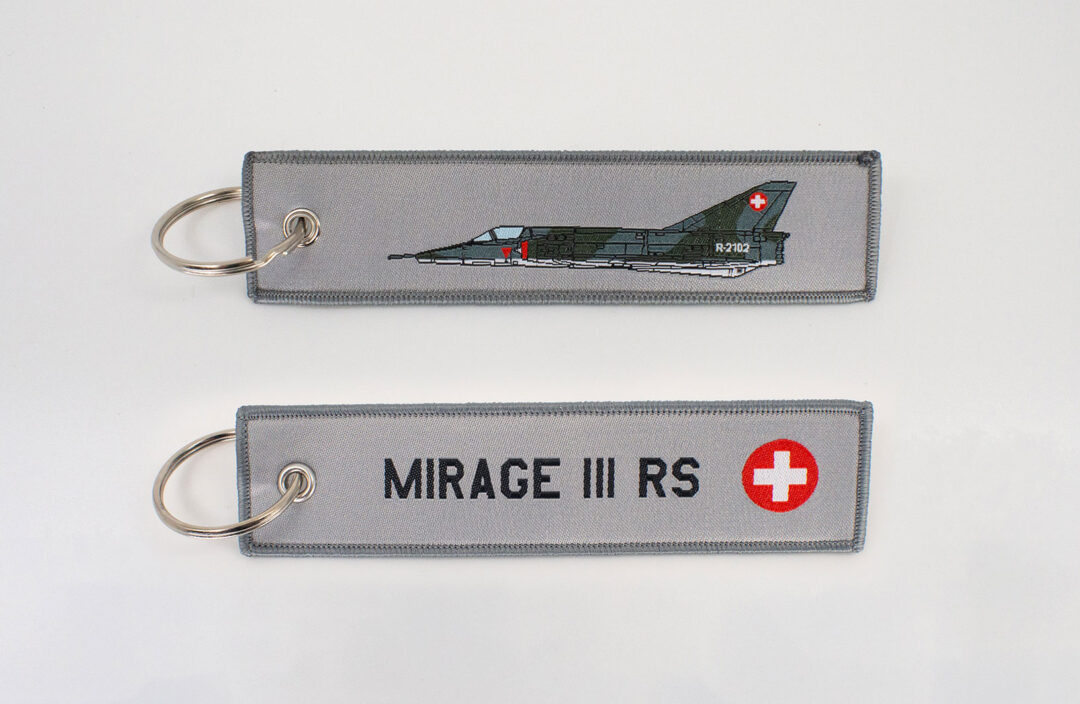 Porte-clés et patchs aviation suisse