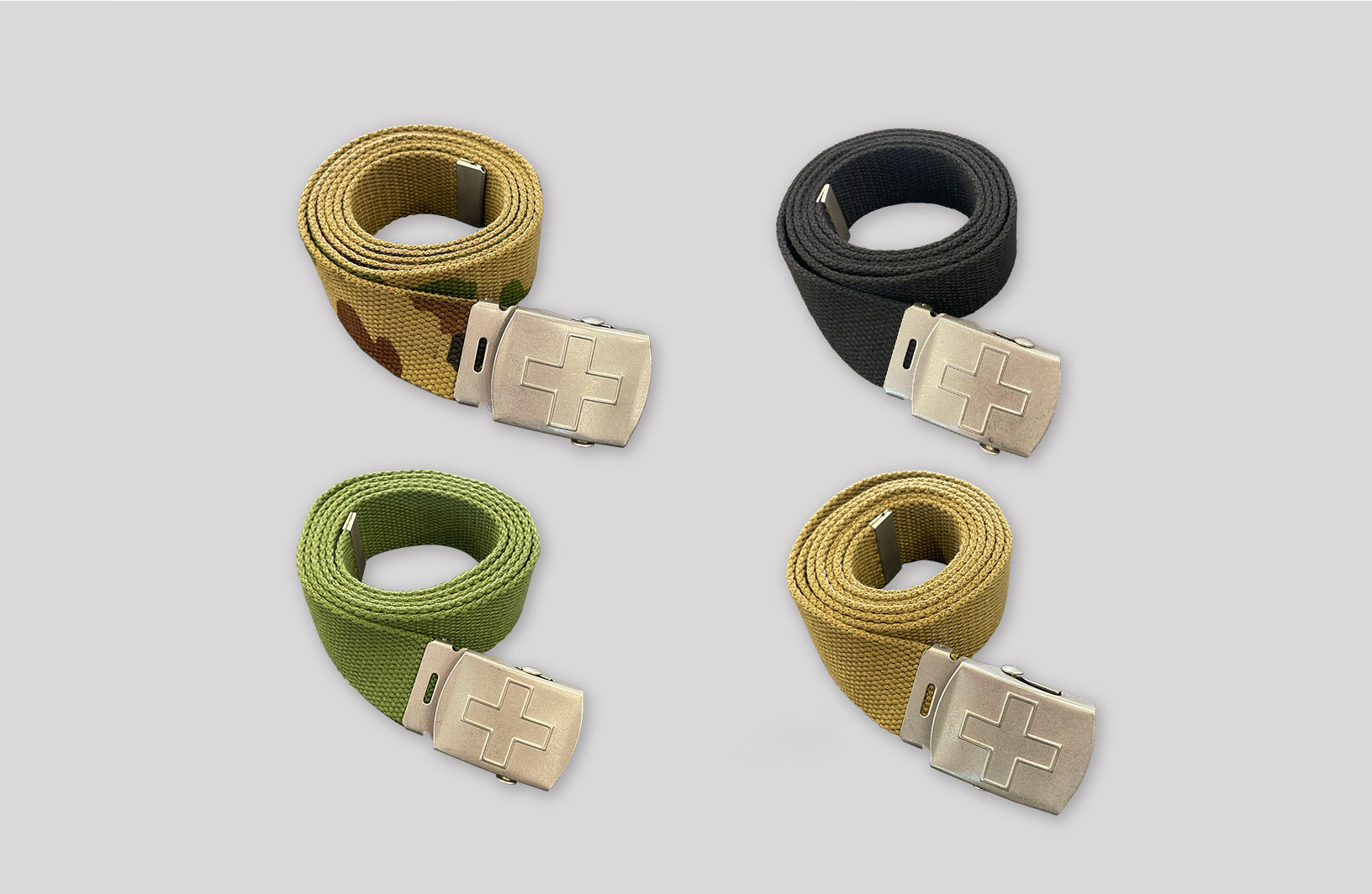 Ceinture ARMAKOD, boucle croix suisse